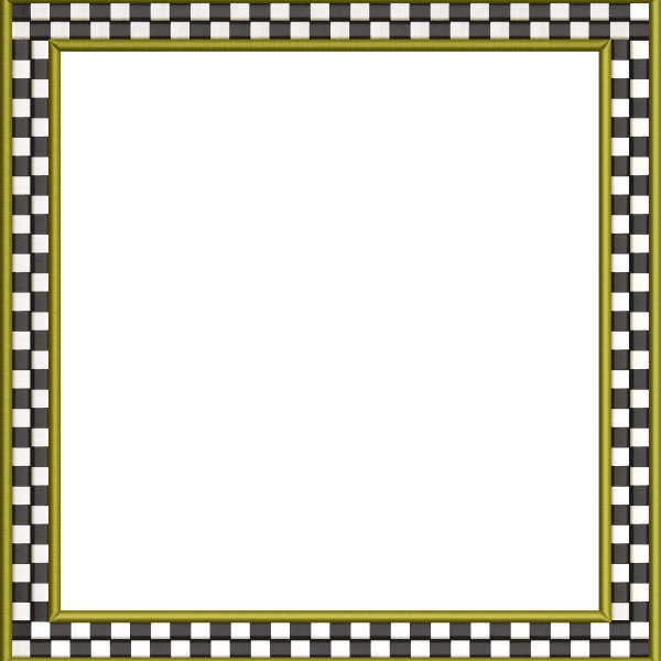 Frame 38f checkered square (with thick edges)